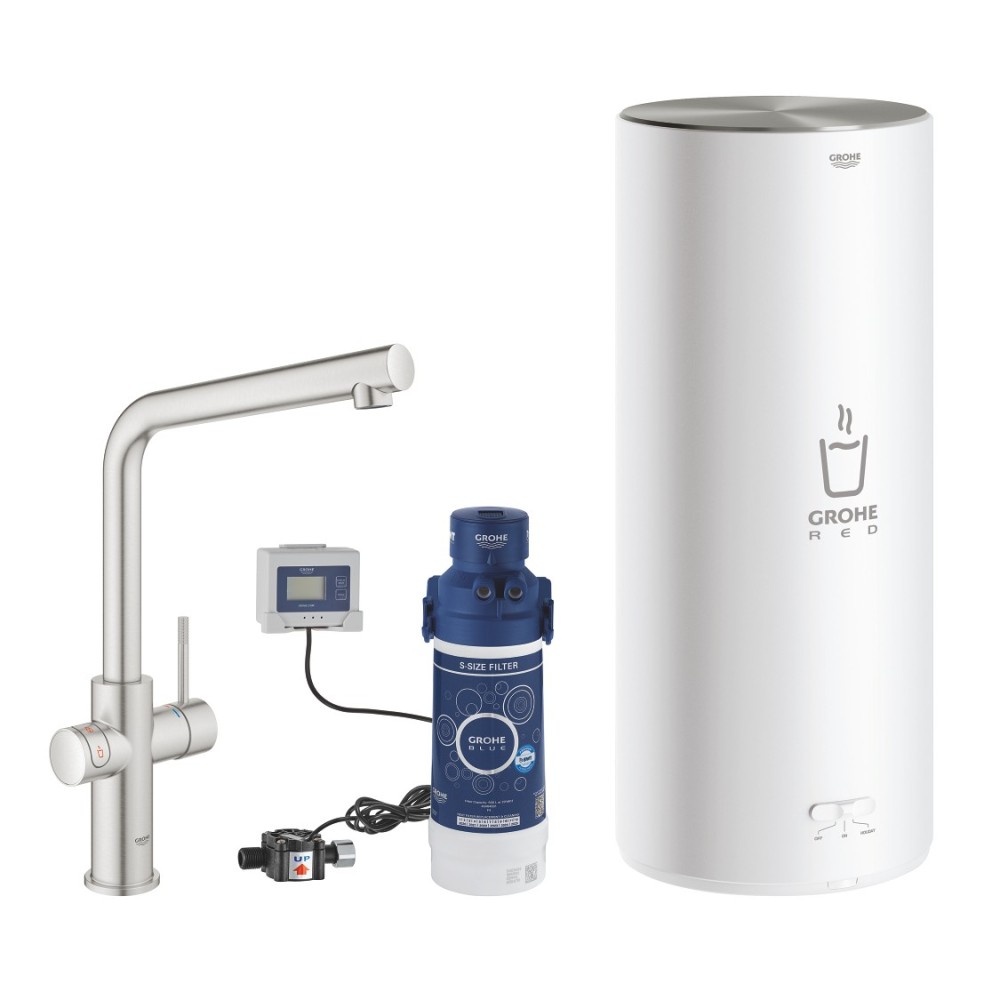 GROHE Red Duo Kjøkkenbatteri og bereder i L-størrelse