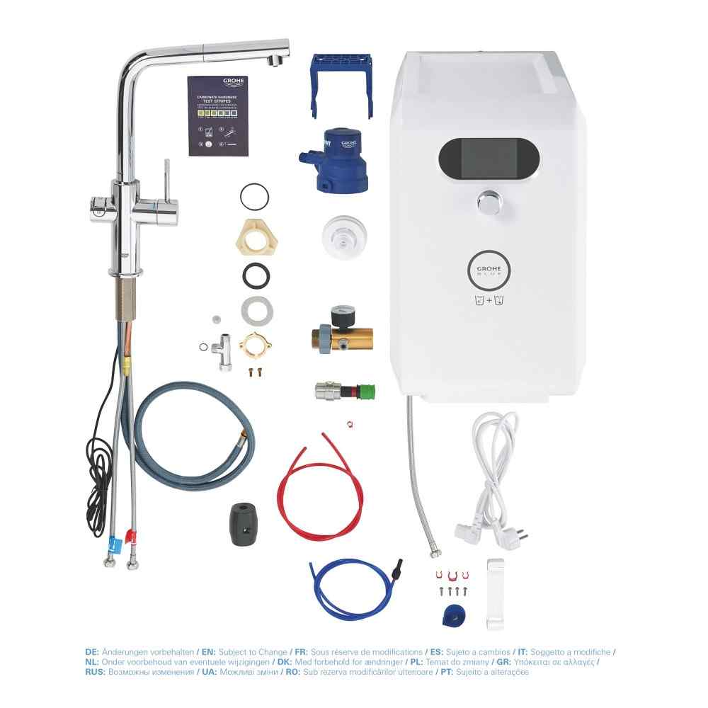 GROHE Blue Professional - L-tut - Med udtræk - Krom GROHE Blue Pro