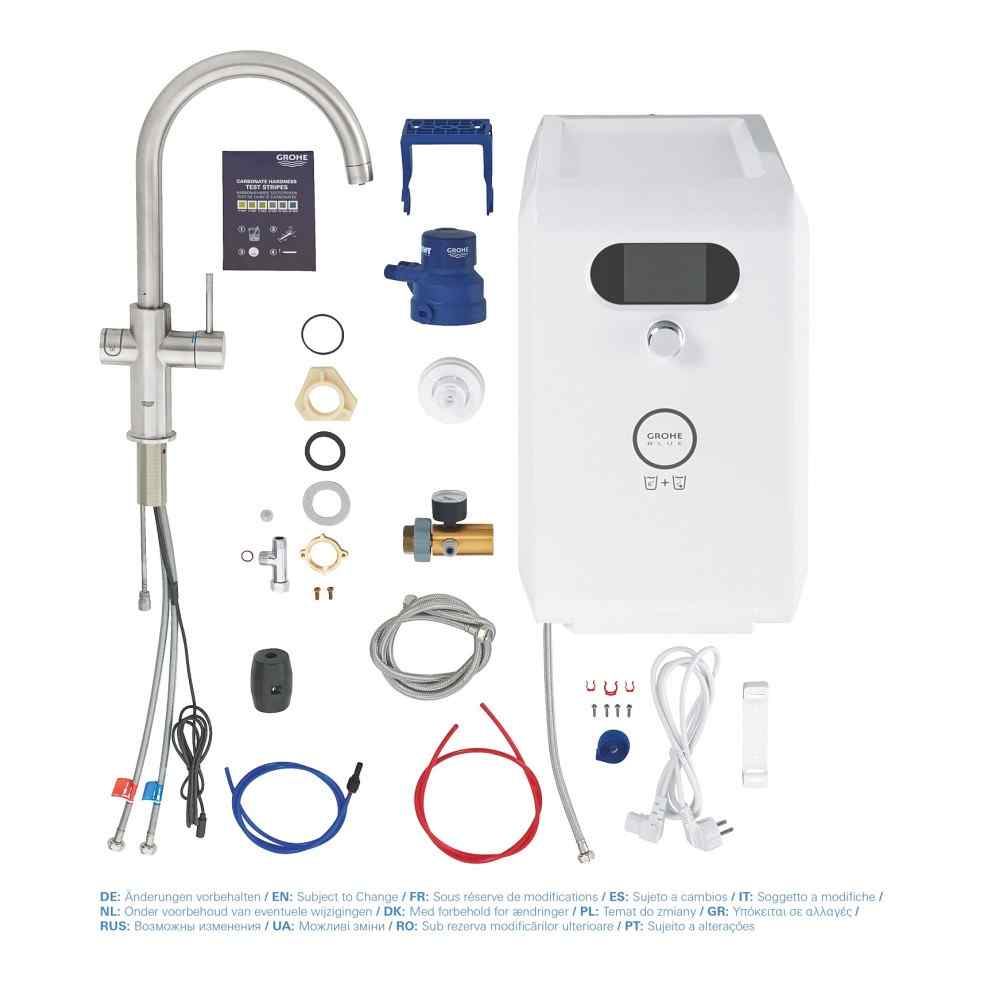 GROHE Blue Professional - C-tut - Supersteel GROHE Blue Pro