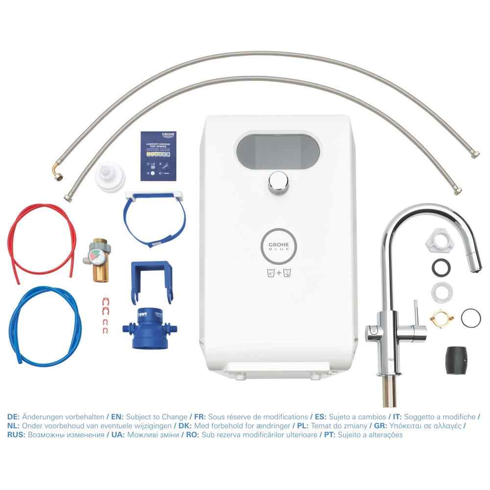 GROHE Blue professional - C-tut - Uttrekkbar - Krom Grohe Blue Pro